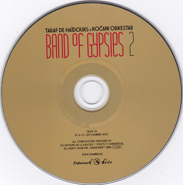 Taraf de Haïdouks & Kočani Orkestar* – Band Of Gypsies 2 , CD , digipack