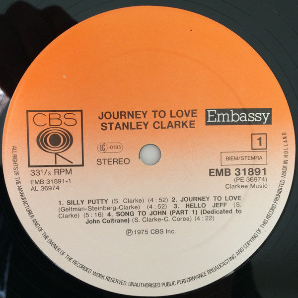 Stanley Clarke – Journey To Love