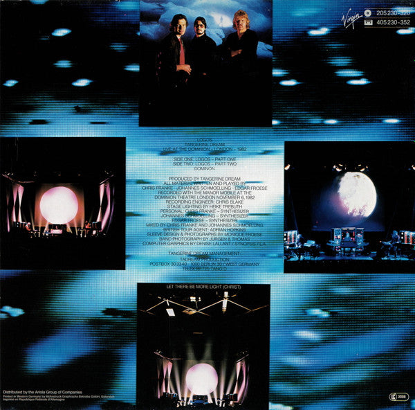 Tangerine Dream – Logos - Live At The Dominion London 1982
