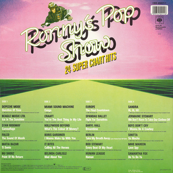 Various – Ronny's Pop Show (24 Super Chart Hits), 2xLP