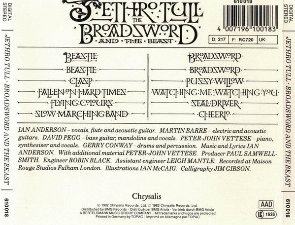 Jethro Tull – The Broadsword And The Beast