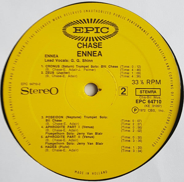 Chase – Ennea , Gatefold