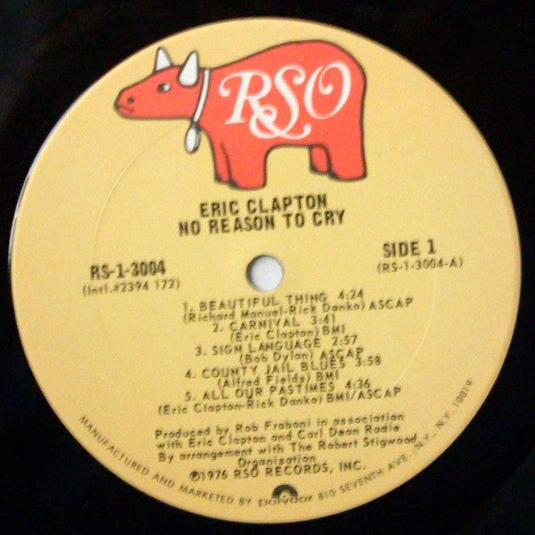 Eric Clapton – No Reason To Cry