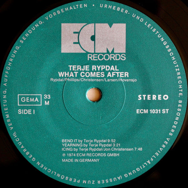 Terje Rypdal – What Comes After