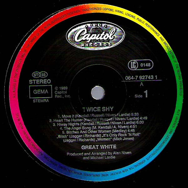 Great White – ... Twice Shy