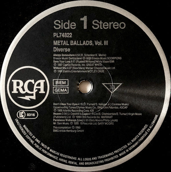 Metal Ballads Vol. 3