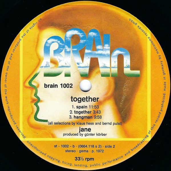 Jane – Together, Gatefold