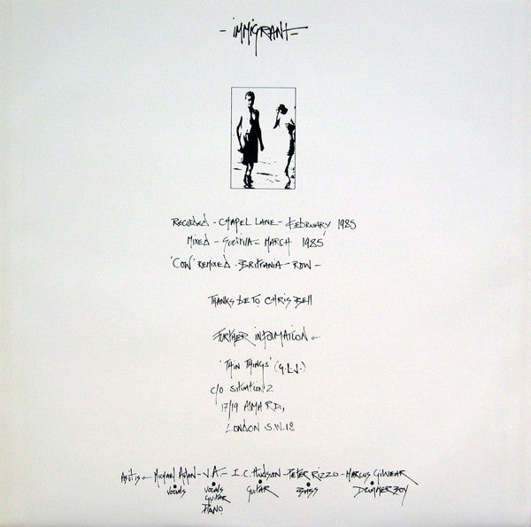 Gene Loves Jezebel – Immigrant