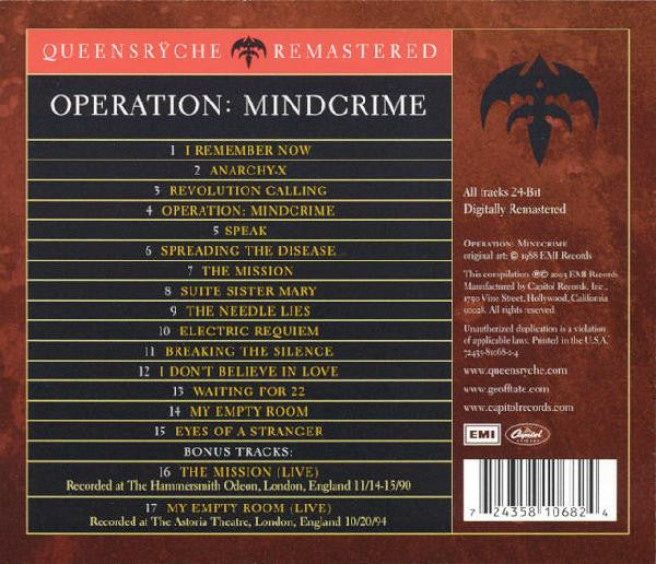 Queensrÿche – Operation: Mindcrime