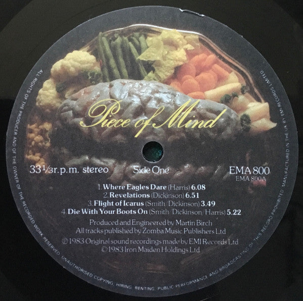 Iron Maiden – Piece Of Mind , Gatefold