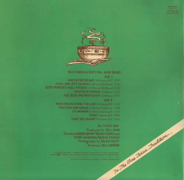 ZZ Top – Tres Hombres,