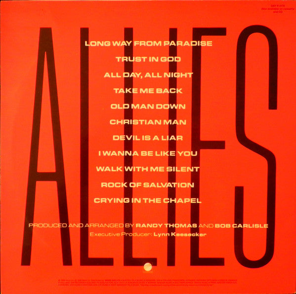 Allies – Long Way From Paradise , 1 press UK