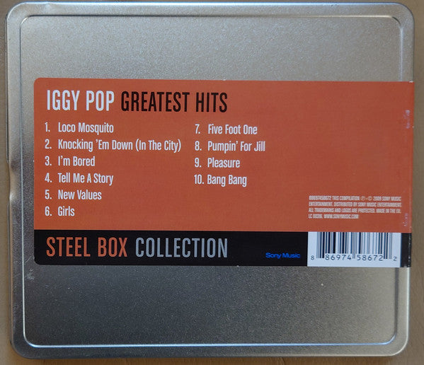 Iggy Pop – Greatest Hits, Steel Box Collection