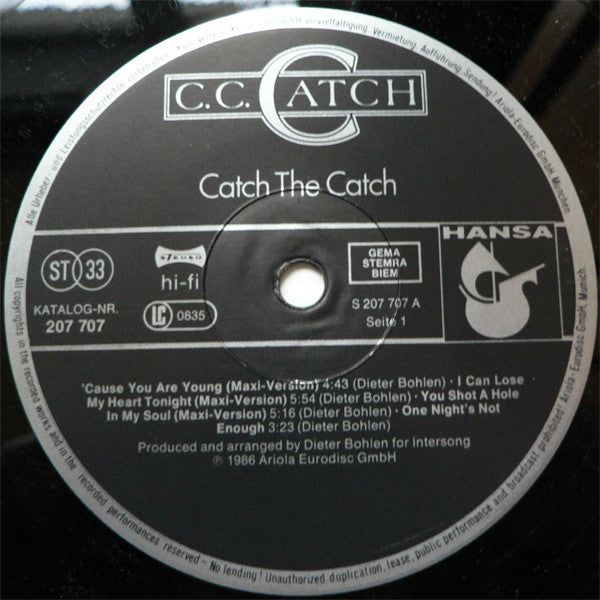 C.C. Catch – Catch The Catch