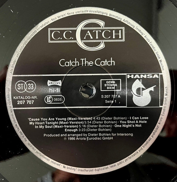 C.C. Catch – Catch The Catch