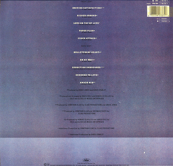 Grace Jones – Bulletproof Heart