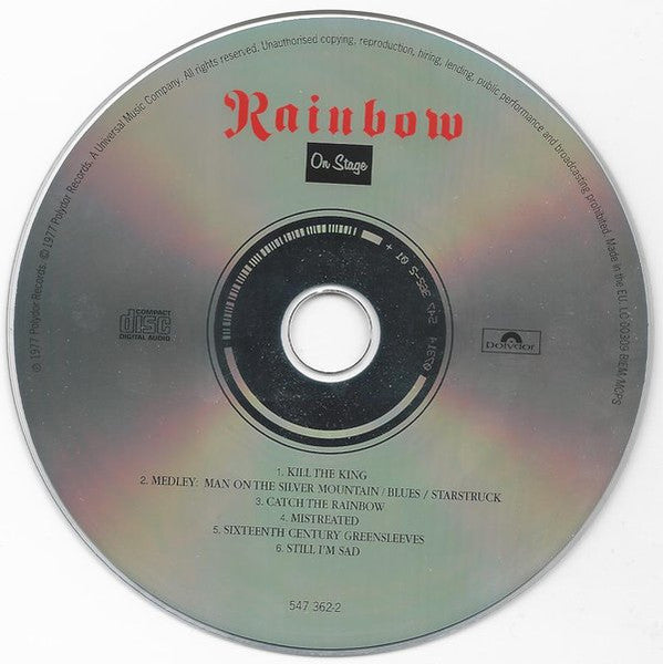 Rainbow – On Stage, The Rainbow Remasters Serie