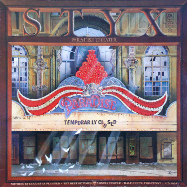 Styx – Paradise Theatre, Gatefold