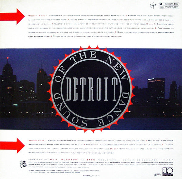 Techno · The New Dance Sound Of Detroit , 2LP , Gatefold