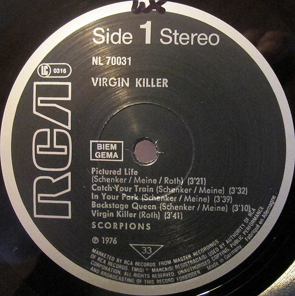 Scorpions – Virgin Killer