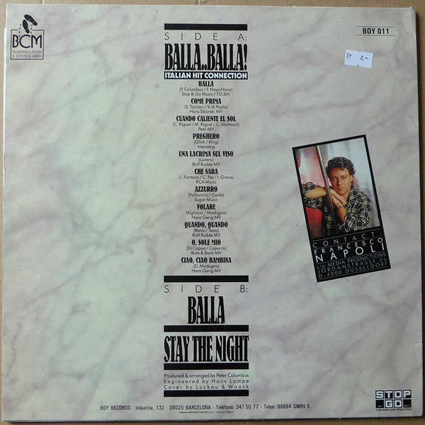 Francesco Napoli – Balla..Balla! - Italian Hit Connection , Maxi single