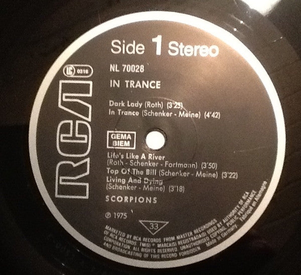 Scorpions – In Trance