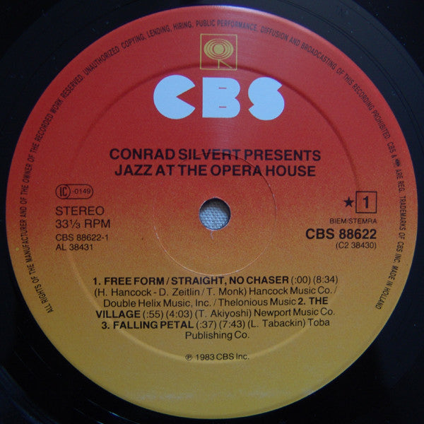 Conrad Silvert Presents Jazz At The Opera House , 2LP