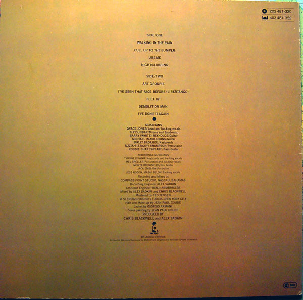 Grace Jones – Nightclubbing