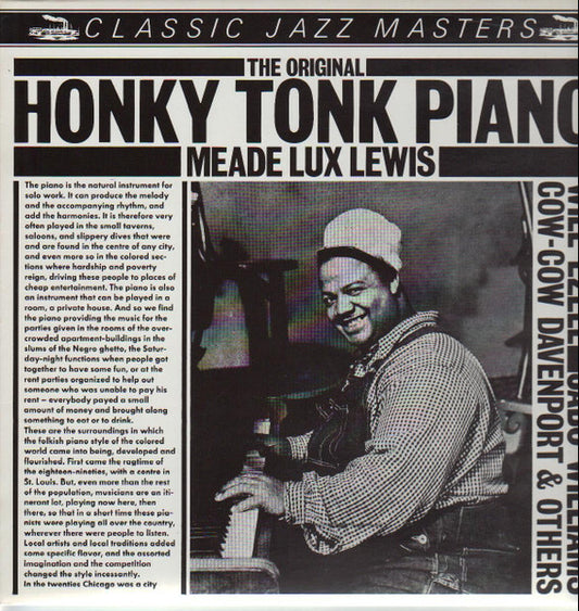 Meade "Lux" Lewis, Will Ezell, Jabo Williams, Cow-Cow Davenport* & Others* – The Original Honky Tonk Piano