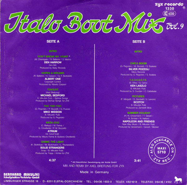 Italo Boot Mix Vol. 9