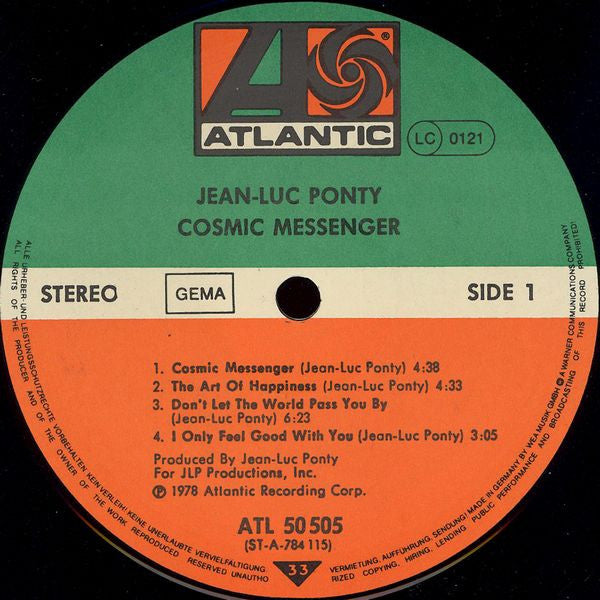 Jean-Luc Ponty – Cosmic Messenger