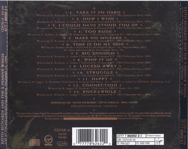 Keith Richards And The X-Pensive Winos – Live At The Hollywood Palladium