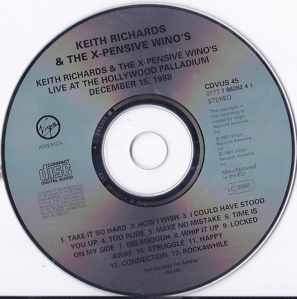 Keith Richards And The X-Pensive Winos – Live At The Hollywood Palladium