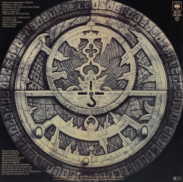 Blue Öyster Cult – Fire Of Unknown Origin