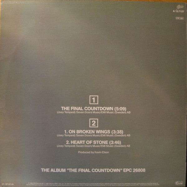 Europe – The Final Countdown , Maxi single