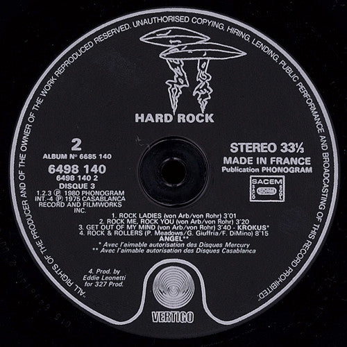 Hard Rock , 3LP , BOX