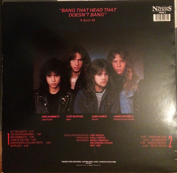 Metallica – Kill 'Em All