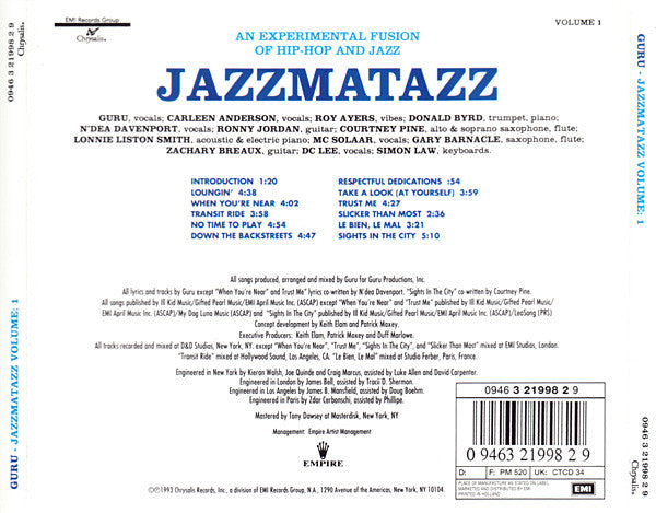 Guru – Jazzmatazz (Volume 1)