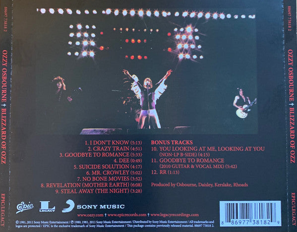 Ozzy Osbourne – Blizzard Of Ozz