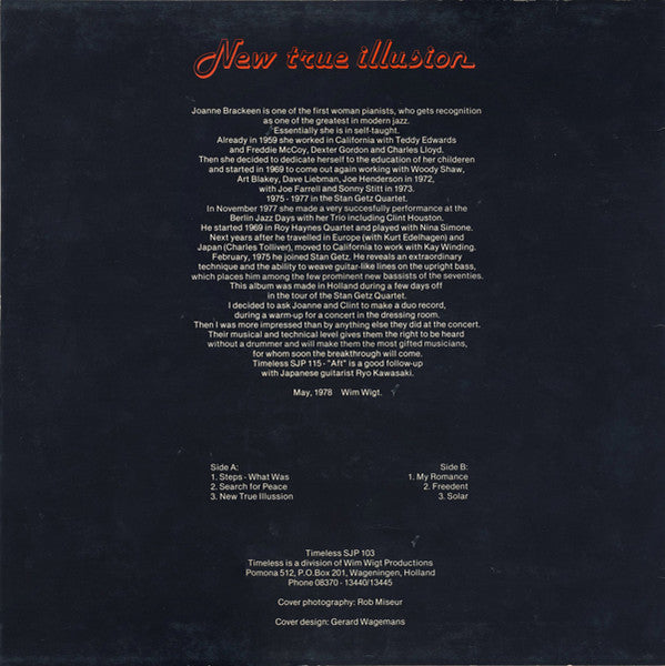 Joanne Brackeen, Clint Houston – New True Illusion