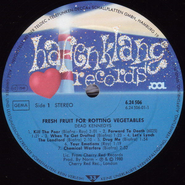 Dead Kennedys – Fresh Fruit For Rotting Vegetables
