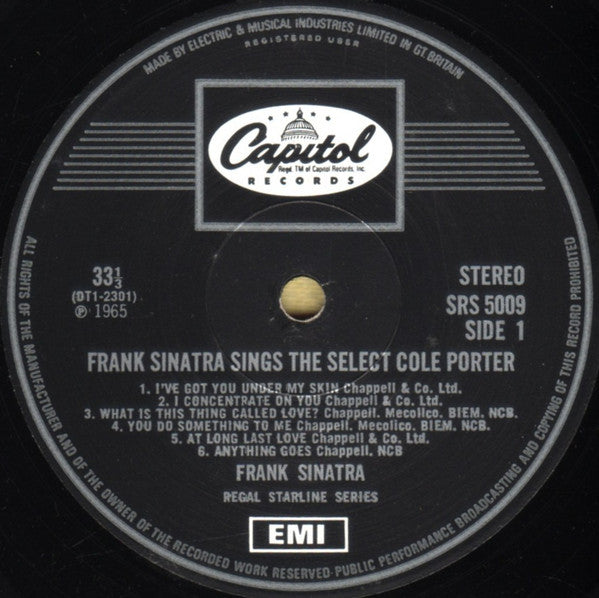 Frank Sinatra – Sings The Select Cole Porter