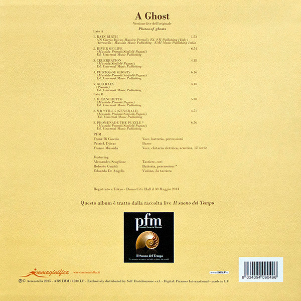 Premiata Forneria Marconi – A Ghost , LP + CD