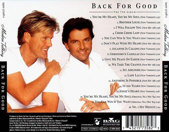 Modern Talking – Back For Good (The 7th Album)