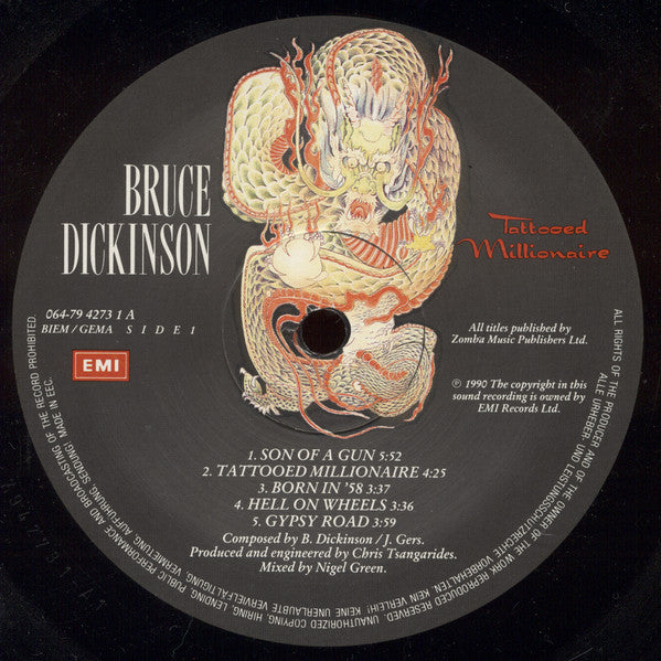 Bruce Dickinson – Tattooed Millionaire