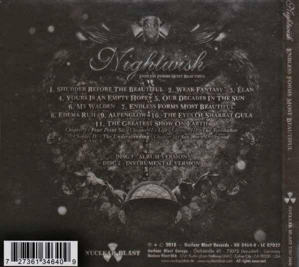 Nightwish – Endless Forms Most Beautiful, 2xCD, Limited Edition, Digibook