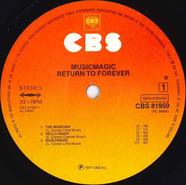 Return To Forever – Musicmagic