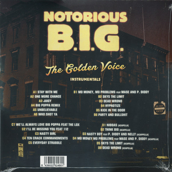 Notorious B.I.G. – The Golden Voice (Instrumentals) , 2 LP