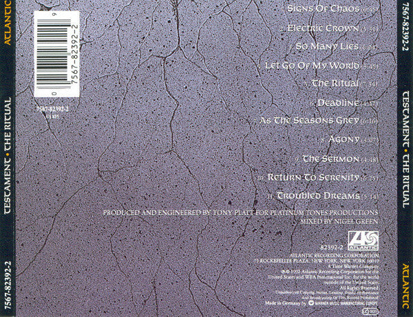 Testament– The Ritual