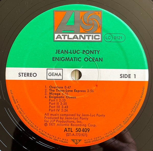 Jean-Luc Ponty – Enigmatic Ocean
